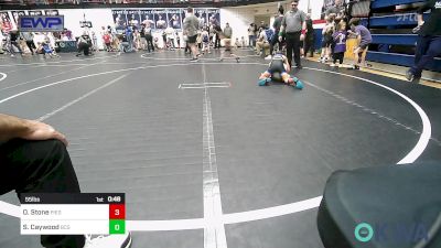 55 lbs Round Of 16 - Oaklee Stone, Piedmont vs Sam Caywood, Blaine County Grapplers