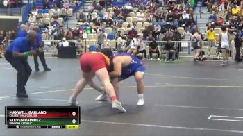 215 lbs Cons. Round 3 - Maxwell Garland, Calvert Hall College vs Steven Ramirez, DeMatha Catholic