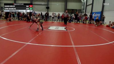 70 lbs Semifinal - Kasen Meloy, Port Royal vs Luke Baublitz, Stewartstown