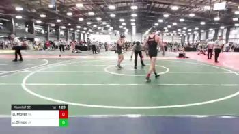 120 lbs Round Of 32 - Dominic Moyer, PA vs Jerry Simon, VA