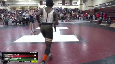 138 lbs Round 2 - Georvon Tyler, Waterloo East vs Brady Leymaster, Xavier, Cedar Rapids