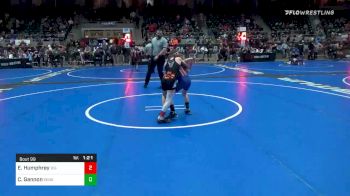 64 lbs Quarterfinal - Ethan Humphrey, Big Game WC vs Cruz Gannon, Sebolt Wrestling Academy
