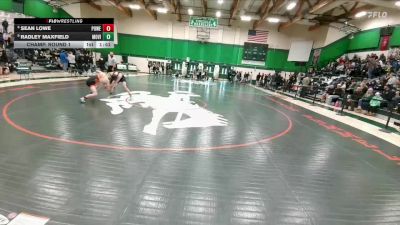 126 lbs Champ. Round 1 - Radley Maxfield, Mountain View vs Sean Lowe, Powell