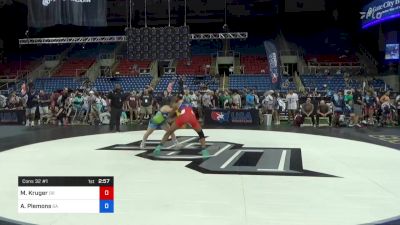 138 lbs Cons 32 #1 - Maya Kruger, Oregon vs Abigail Plemons, Georgia