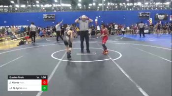 73 lbs Quarterfinal - Jeremiah Hayes, Purler Wrestling vs Jacob Sutphin, King Select