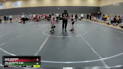 52 lbs Round 7 (10 Team) - Melissavette Alba, 84 Athletes vs Jack Sanders, Mat Assassins