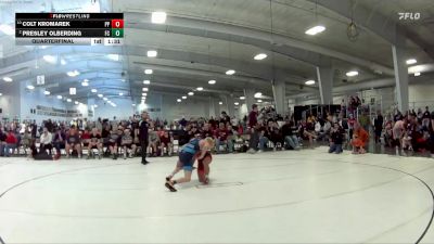 135 lbs Quarterfinal - Colt Kromarek, Plainview Pirates vs Presley Olberding, Fort Calhoun