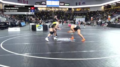 180 lbs Champ. Round 1 - Ellie Poulette, Wartburg vs Mia Gaetjens, Adrian College