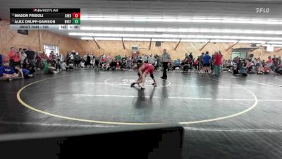 120 lbs Quarterfinal - Mason Frisoli, Cherryville vs Alex Drupp-Dawson, West Reading