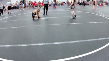 92 lbs Round 3 (6 Team) - Landon Isbell, Wrecking Crew vs Nik Schaller, Quaker Nation