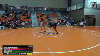 192 lbs Championship Bracket - Isaiah Lawrence, Grissom Hs vs Sean Sigh, Sparkman