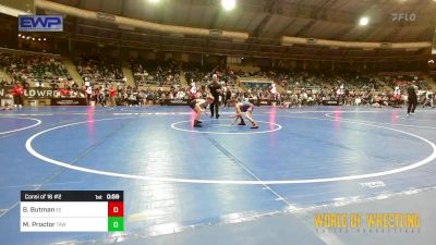 73 lbs Consi Of 16 #2 - BrocLee Butman, Eierman Elite vs Mason Proctor, Team Action Wrestling Club