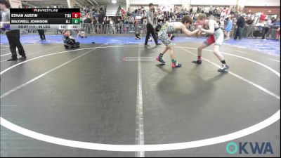 90 lbs Rr Rnd 1 - Ethan Austin, Texas Select Wrestling vs Maxwell Johnson, All American Wrestling