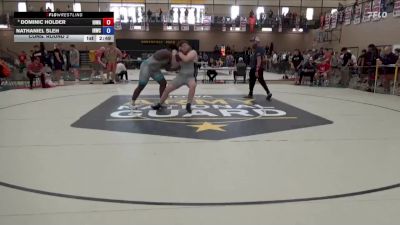 285 lbs Cons. Round 3 - Dominic Holder, Iowa vs Nathaniel Sleh, Iron Rams Wrestling Club