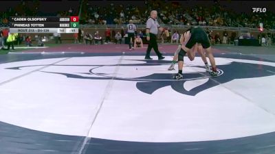 D4-126 lbs Cons. Round 3 - Phineas Totten, Monroe St Mary Catholic Central vs Caden Olsofsky, Addison