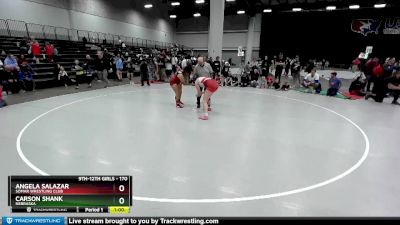 170 lbs Cons. Semi - Carson Shank, Nebraska vs Angela Salazar, Somar Wrestling Club