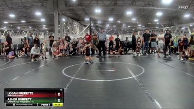 40 lbs Round 6 (8 Team) - Asher Burkett, Undisputed Wrestling vs Logan Fredette, Barn Brothers