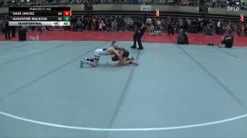 70 lbs Quarterfinal - Augustine Malecha, Pinnacle vs Sage Jakusz, SHED Wrestling