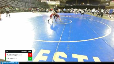 59 lbs Cons. Round 4 - Mario Vela, Moses Lake Wrestling Club vs Westin Stemhagen, Cherry Creek Wrestling Club