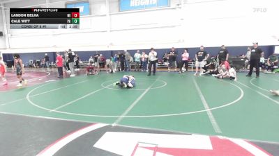 J-90 lbs Consi Of 8 #1 - Landon Belka, MI vs Cale Witt, PA