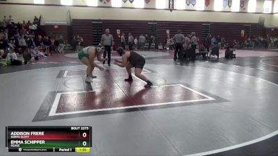 235 lbs Cons. Round 3 - Emma Schipper, Osage vs Addison Frere, North Scott