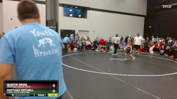 73 lbs Round 1 - Matthias Mitchell, Chapin Youth Wrestling vs Quintin Grigg, Stratford Knights Youth