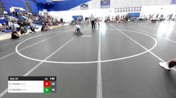 159 lbs Rr Rnd 3 - Owen Foster, Ares Wrestling Club vs Harrison Konder, SPAR