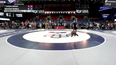 138 lbs Champ. Rd Of 128 - Fausto Medina, TX vs Braxton Trimble, UT