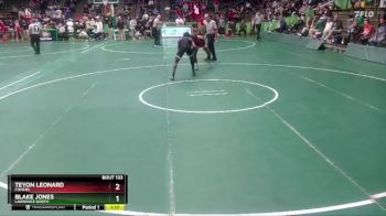 138 lbs Quarterfinal - Teyon Leonard, Fishers vs Blake Jones, Lawrence North