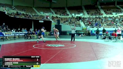 D4-190 lbs 3rd Place Match - Robert Ibarra, Santa Cruz Valley Union Hs vs Carson Hone, Wickenburg