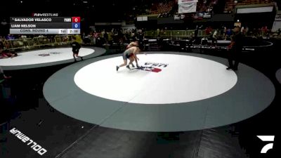70 kg Cons. Round 4 - Salvador Velasco, Panther Wrestling vs Liam Nelson