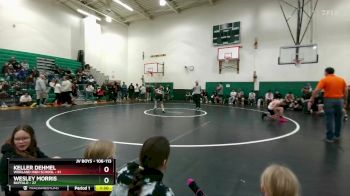 106-113 lbs Round 3 - Keller Dehmel, Worland High School vs Wesley Morris, Buffalo