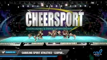 Carolina Spirit Athletics - Leopard Sharks [2021 L4 Junior - D2 - Small Day 1] 2021 CHEERSPORT National Cheerleading Championship