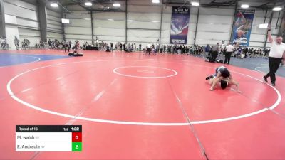 100 lbs Round Of 16 - Matteo Walsh, NY vs Ethan Andreula, NY