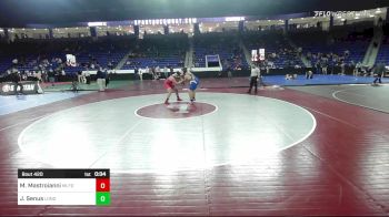 285 lbs Round Of 32 - Michael Mastroianni, Milford vs Jason Senus, Londonderry