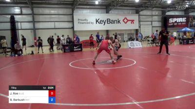 79 kg Round Of 128 - Joshua Roe, Blue Chip WC vs Brett Barbush, Mat Town USA