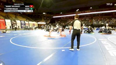 126 Class 3 lbs Semifinal - Manny McCauley, Warrenton vs Carter Wallis, Hillsboro