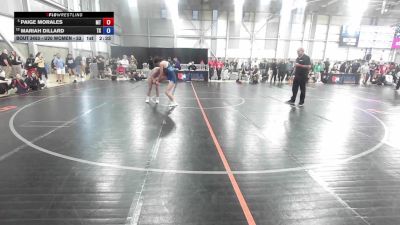 U20 Women - 53 lbs Champ. Round 3 - Paige Morales, MT vs Mariah Dillard, TX