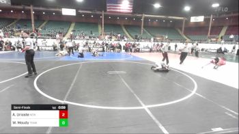 78 lbs Semifinal - Austin Urioste, New Mexico Bad Boyz vs Wheston Moudy, Team Oklahoma