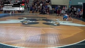 105 lbs Champ. Round 1 - Zayn Arvidson, Parkers Prairie vs Jace Matson, Simley Wrestling Club