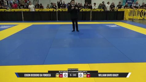 Edson Deodoro Da Fonseca vs William David Grady 2026 Pan IBJJF Jiu-Jitsu No-Gi Championship