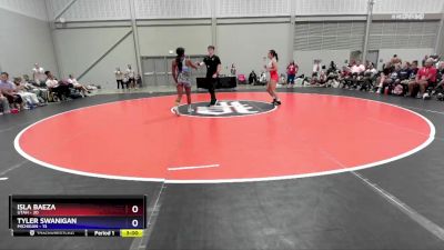 130 lbs Round 2 (6 Team) - Isla Baeza, Utah vs Tyler Swanigan, Michigan