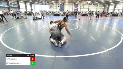 230 lbs Round Of 16 - Tarion Vincent, SC vs Dominic Mccullough, OH