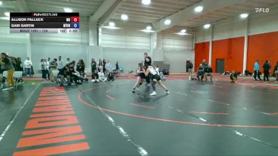 124 lbs 1st Place Match - Allison Palluck, Manchester vs Gabi Gartin, Mount Union