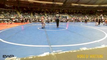 60 lbs Consi Of 8 #2 - Brylynn Revier, Morrison Takedown Club vs Peyton Grandstaff, Warner Eagles Youth Wrestling