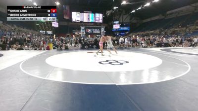 175 lbs Cons. Sub-rd Of 16 - Shane Saito, Ohio vs Brock Armstrong, Idaho