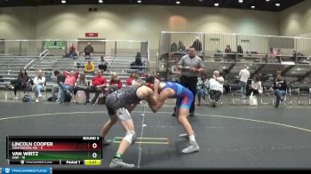 130 lbs Round 3 (4 Team) - Lincoln Cooper, Contenders WA vs Van Wirtz, SAW