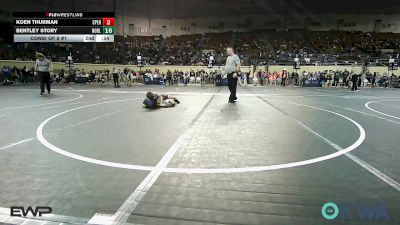 52 lbs Consi Of 8 #1 - Kaiser Ailey, Blackwell Wrestling Club vs Hadley-Glen Smith, Coweta Tiger Wrestling