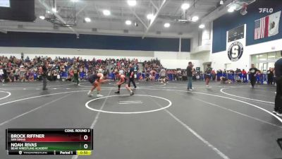 144 lbs Cons. Round 3 - Brock Riffner, San Dimas vs Noah Rivas, Bear Wrestling Academy