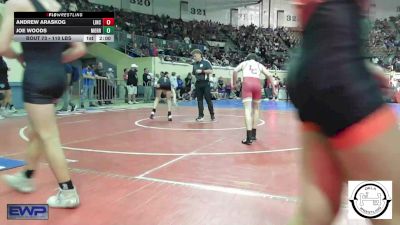 110 lbs Round Of 32 - Andrew Araskog, Lincoln Christian vs Joe Woods, Morrison JH